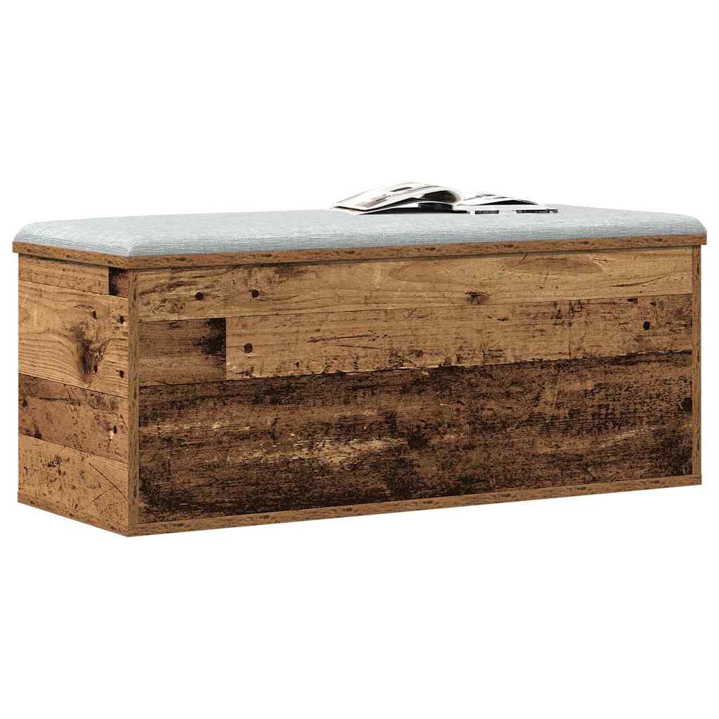 Aufbewahrungsbox Altholz 90 x 35 x 35 cm Holzwerkstoff