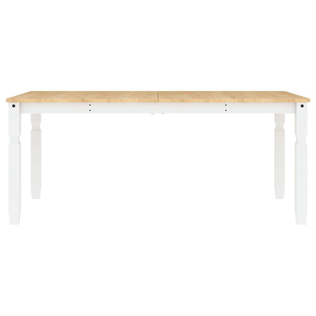 5-tlg. Essgruppe Panama Weiß Massivholz Kiefer