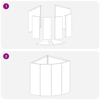 Eckpflanzer Olivgrün 30 x 30 x 35 cm Stahl