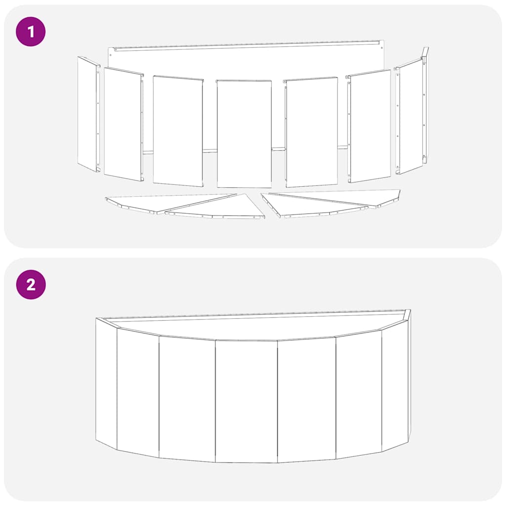 Pflanzkübel Anthrazit 90 x 45 x 35 cm Stahl