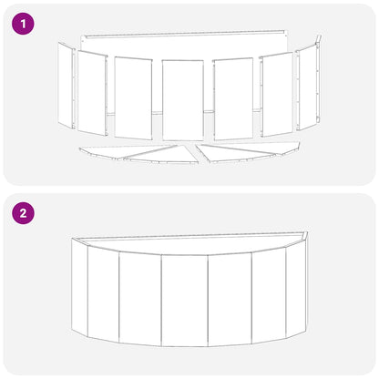 Pflanzkübel Silber 90 x 45 x 35 cm Verzinkter Stahl