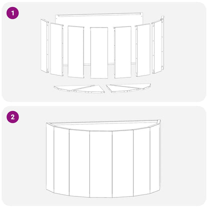 Pflanzkübel Silber 60 x 30 x 35 cm Edelstahl