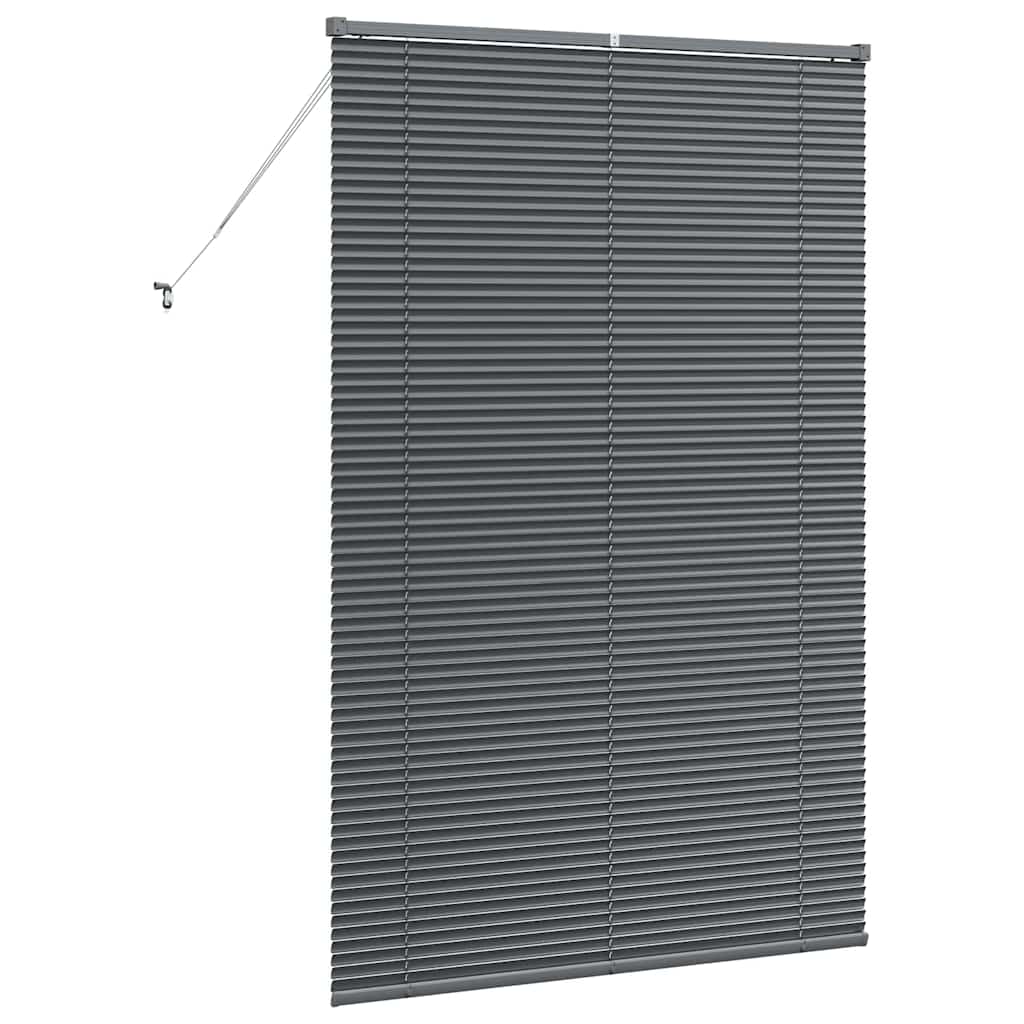 Balkenjalousien Dunkelgrau 175 x 120 cm Aluminium