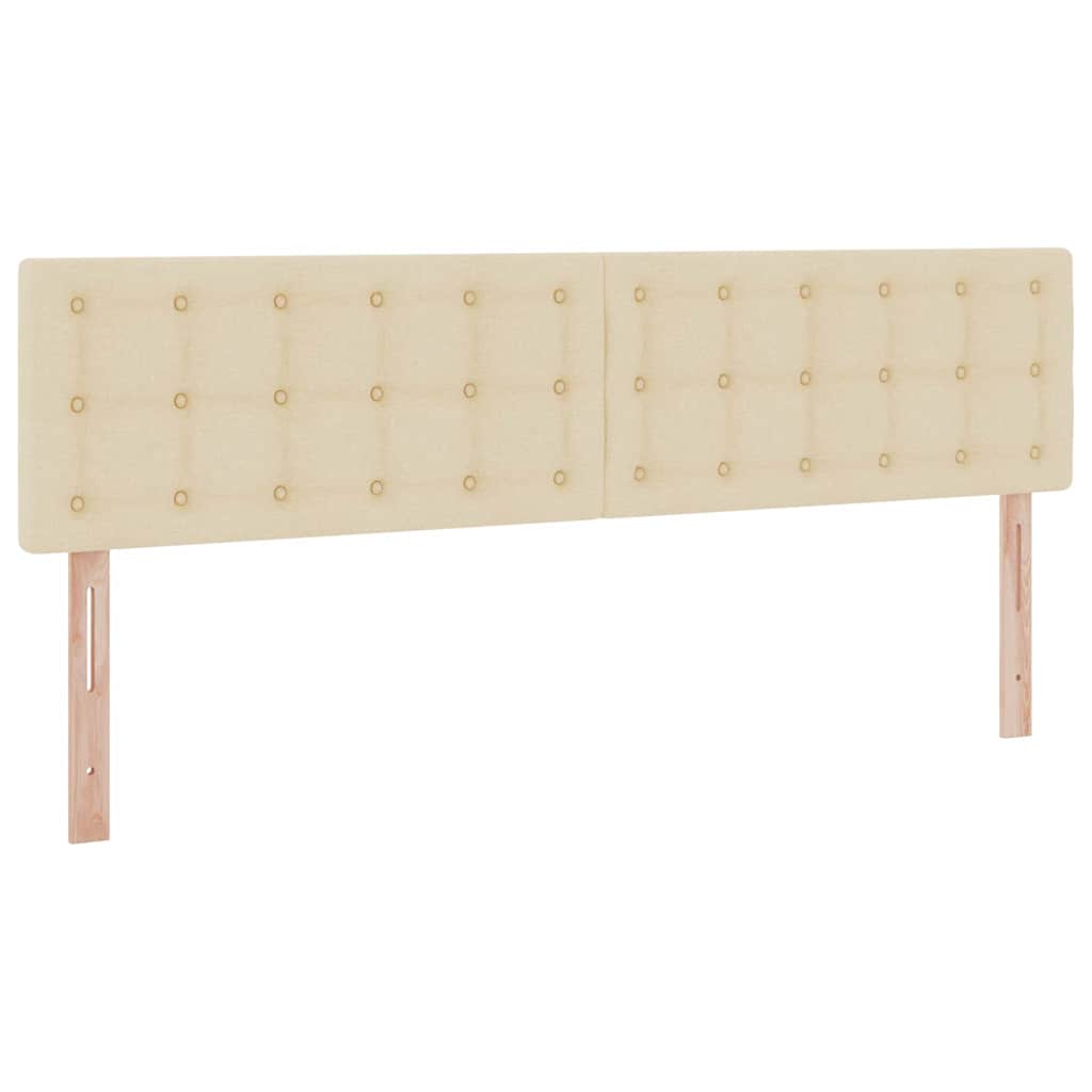 Aufbewahrungsbett mit Matratze Creme 200 x 200 cm Kunstleder