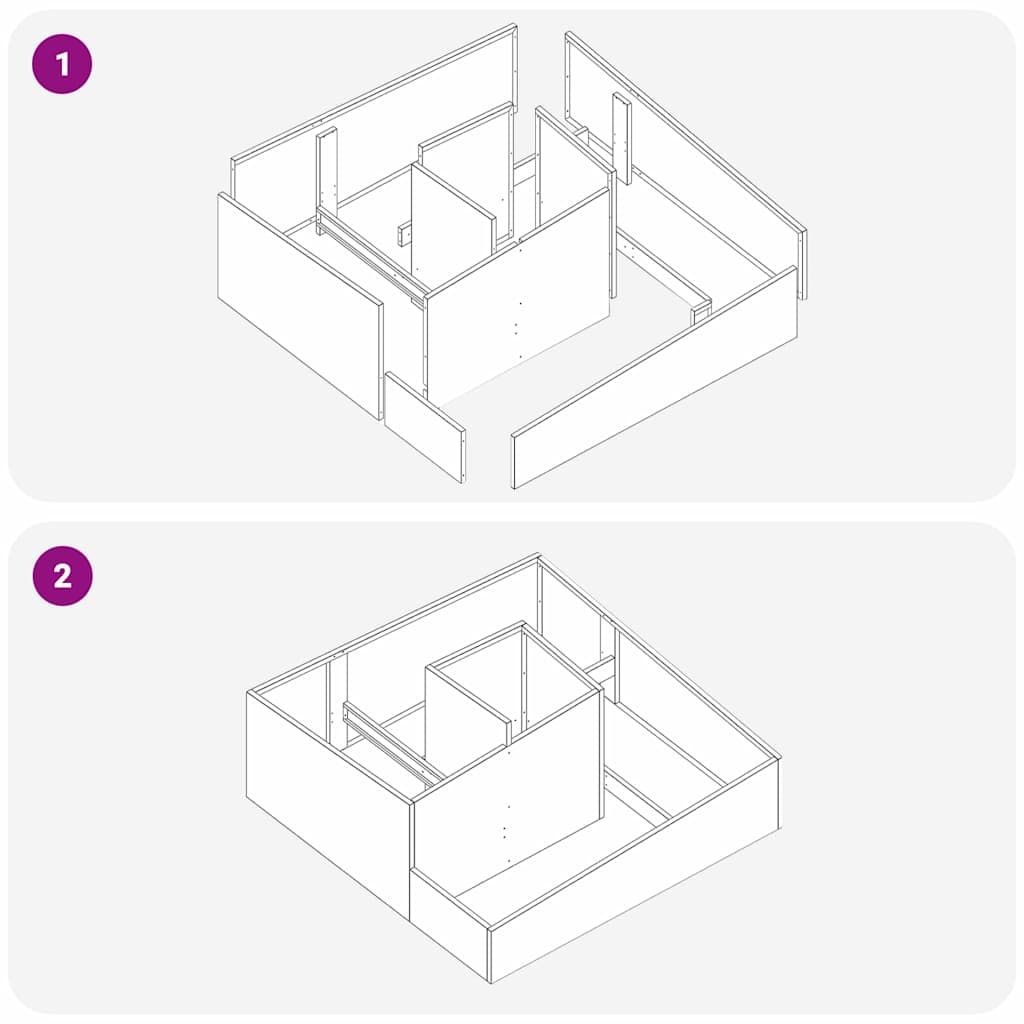 Garten-Pflanzgefäß Silber 100 x 100 x 50 cm Verzinkter Stahl
