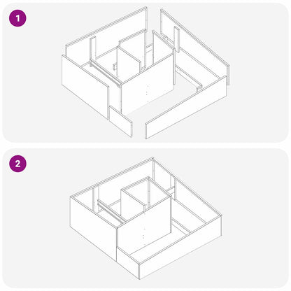 Garten-Pflanzgefäß Silber 100 x 100 x 50 cm Verzinkter Stahl