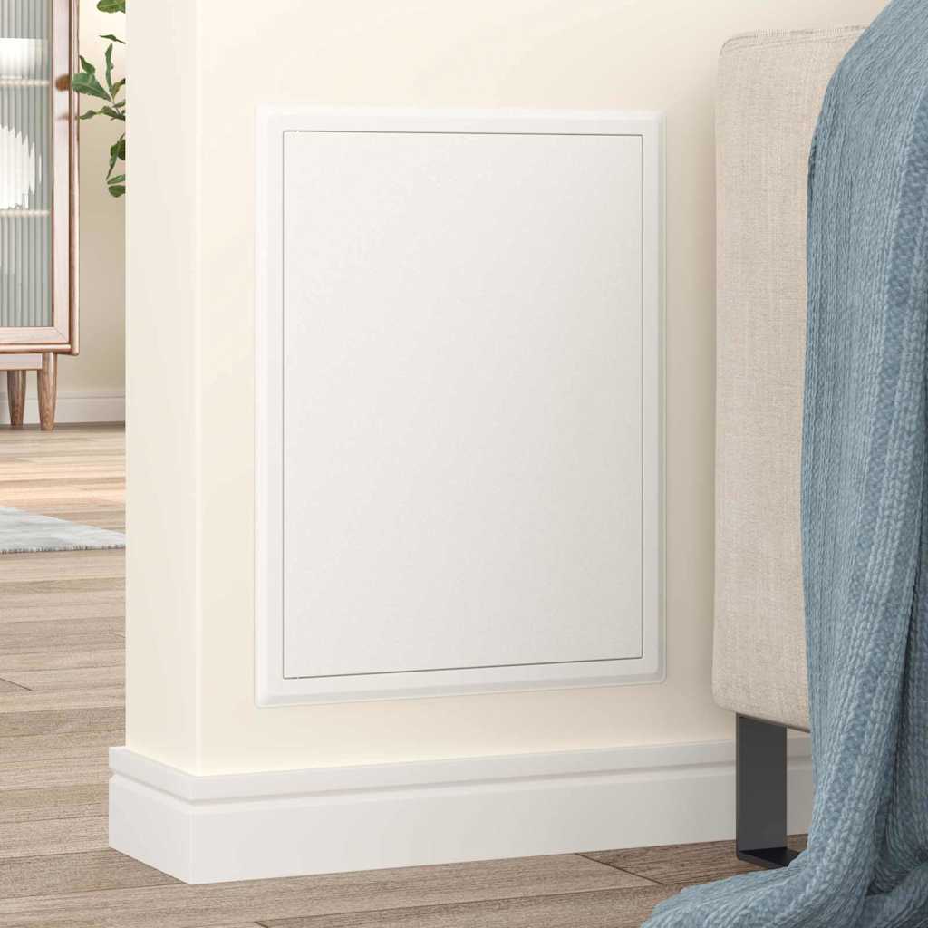 Zugangsklappe Weiß 43.5 x 33 x 3 cm Stahl