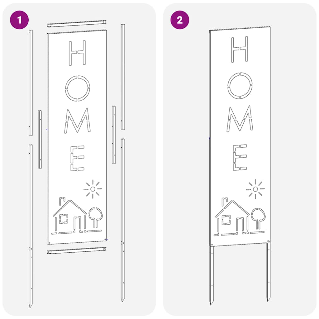 Garten Sichtschutz-Leinwand Schwarz 32 x 140 cm