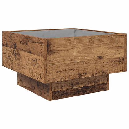 Couchtisch Altholz 50 x 50 x 30 cm Holzwerkstoff
