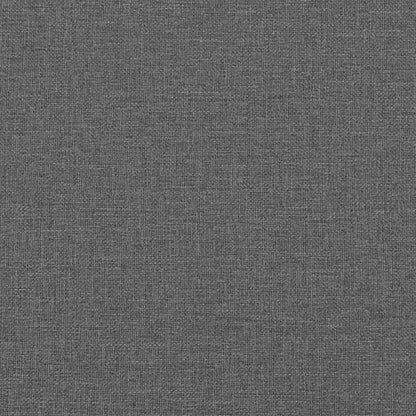 Bettrahmen Dunkelgrau 150 x 200 cm Massives Kiefernholz