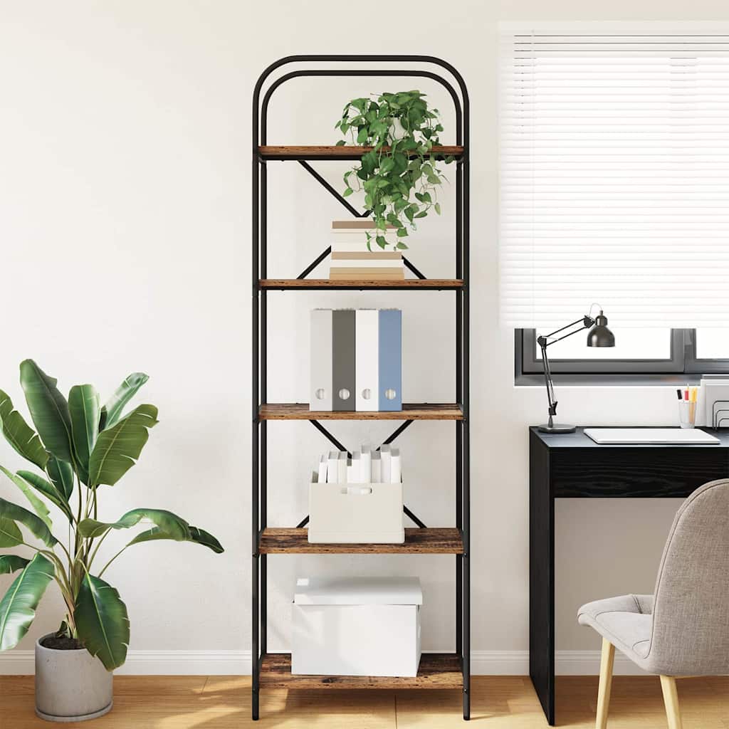 Bücherregal Altholz 60 x 30 x 183 cm Holzwerkstoff