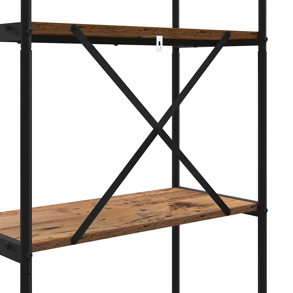 Bücherregal Altholz 60 x 30 x 146 cm Holzwerkstoff