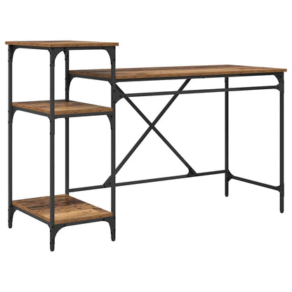 Schreibtisch Altholz 135 x 50 x 90 cm Holzwerkstoff