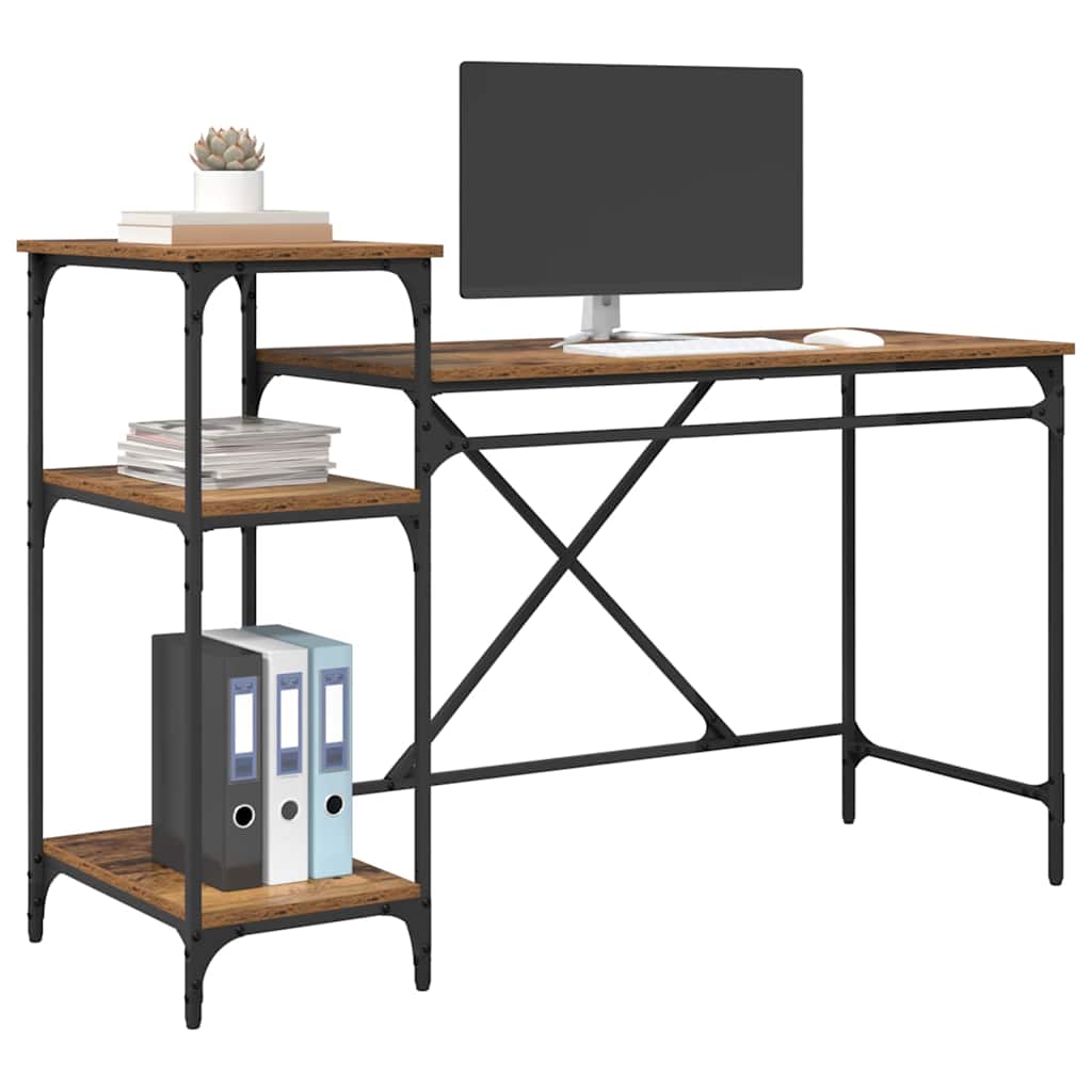 Schreibtisch Altholz 135 x 50 x 90 cm Holzwerkstoff