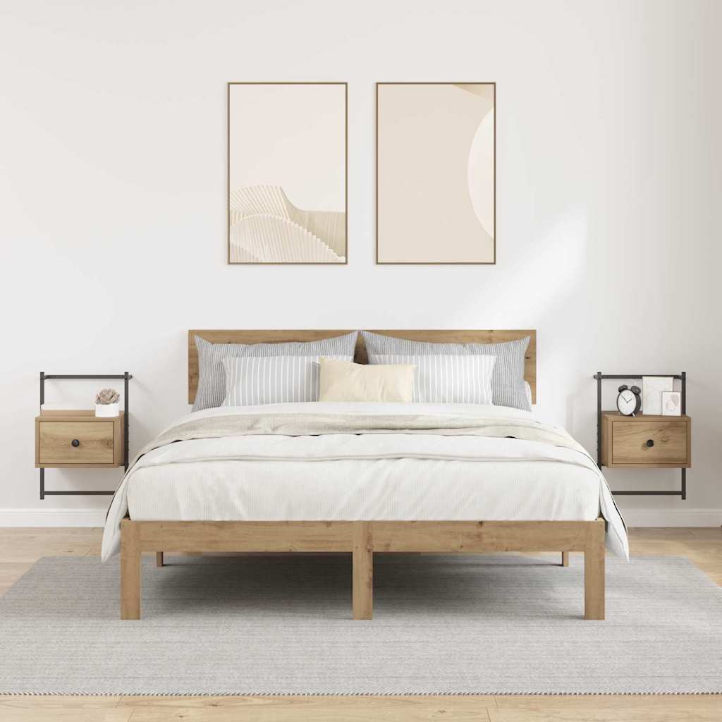 Nachttisch 2 pcs Artisan-Eiche 35 x 30 x 51 cm Holzwerkstoff