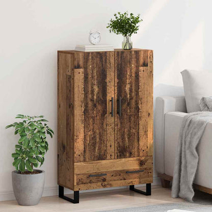 Highboard Altholz 69,5 x 30 x 115 cm Holzwerkstoff