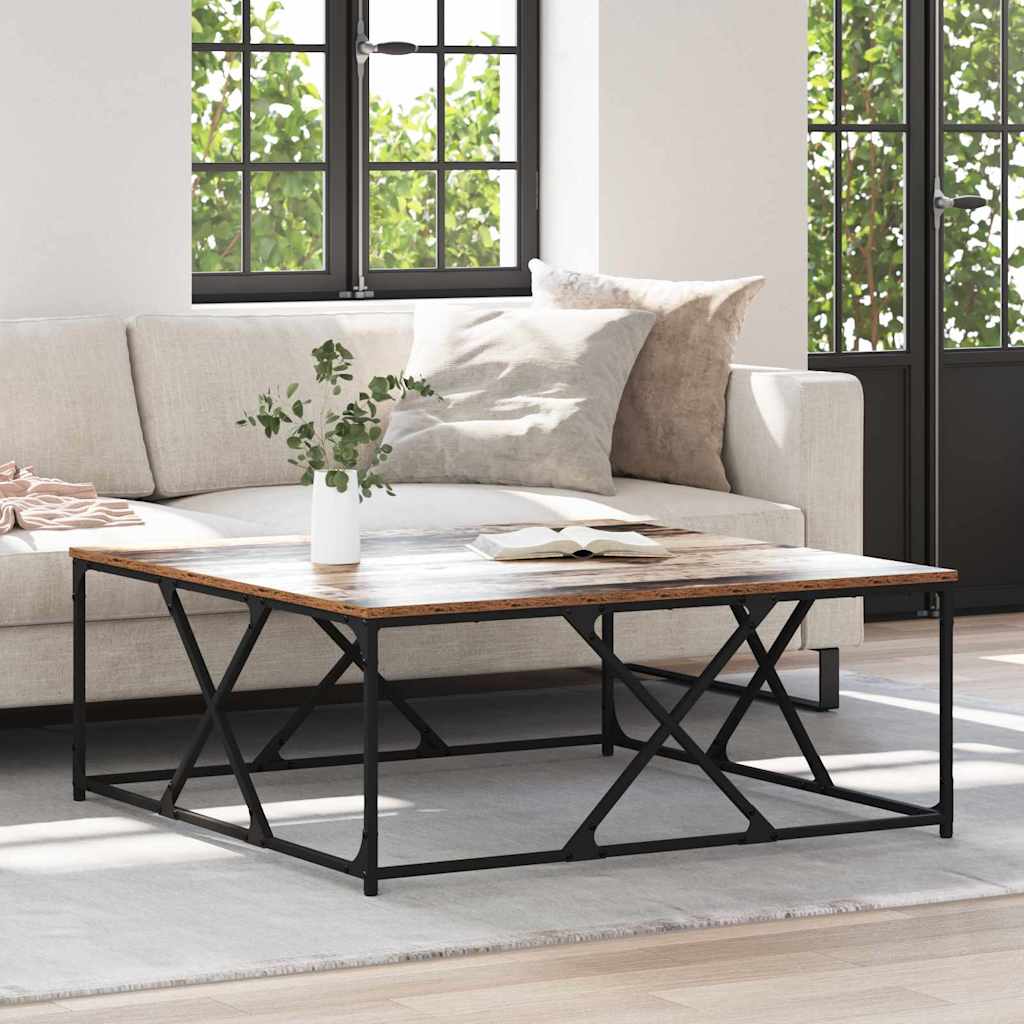 Couchtisch Altholz 100 x 100 x 40 cm Holzwerkstoff