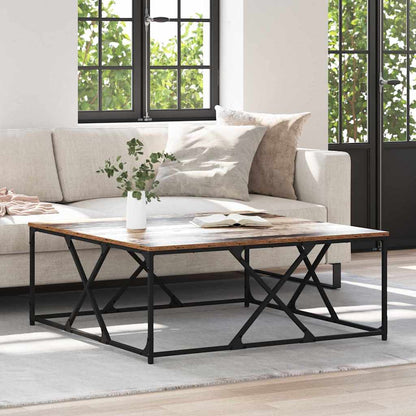 Couchtisch Altholz 100 x 100 x 40 cm Holzwerkstoff