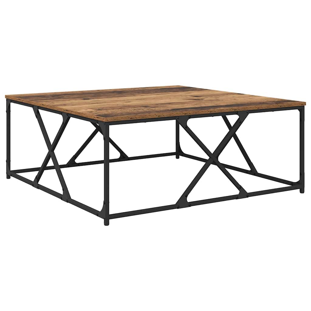 Couchtisch Altholz 100 x 100 x 40 cm Holzwerkstoff