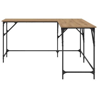 Schreibtisch Artisan-Eiche 149 x 149 x 75 cm Holzwerkstoff