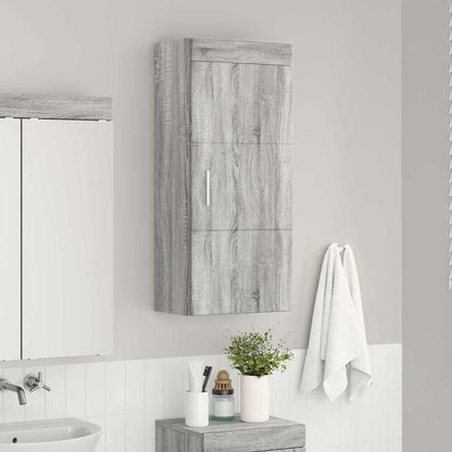 Badezimmer-Wandschrank TULUM Graues Sonoma 37 x 24,5 x 86 cm
