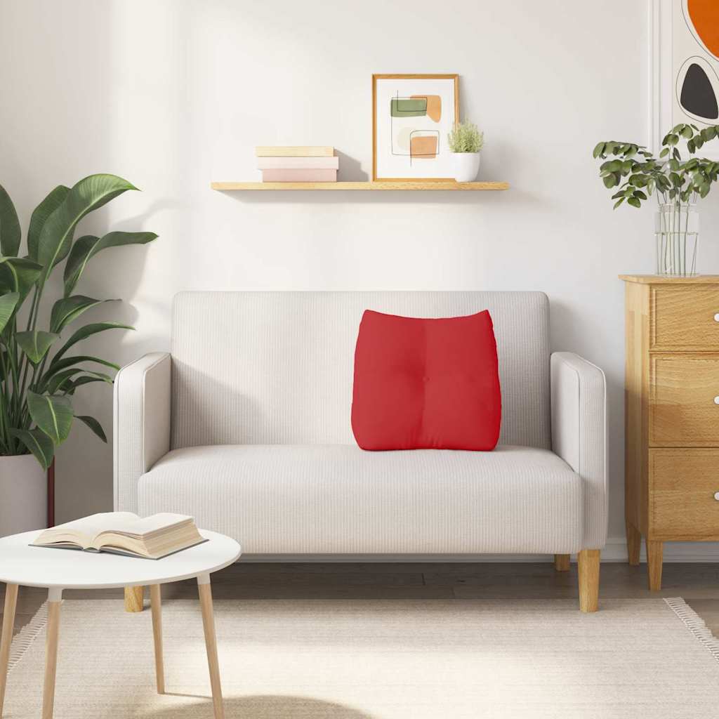 Rücken Kissen Rot 45 x 24 x 50 cm Stoff