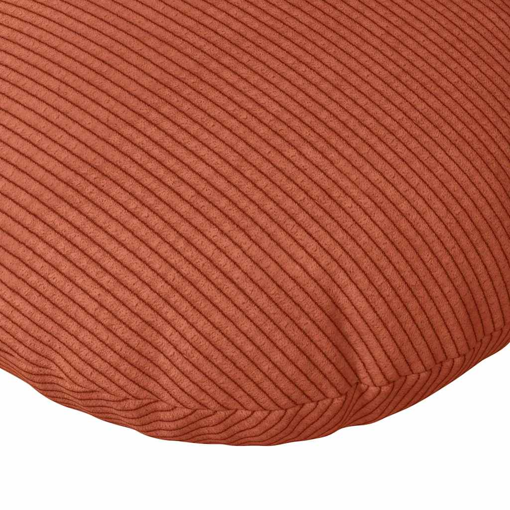 Sitzkissen 2 pcs Rot-Orange Ø 50 cm Cordstoff