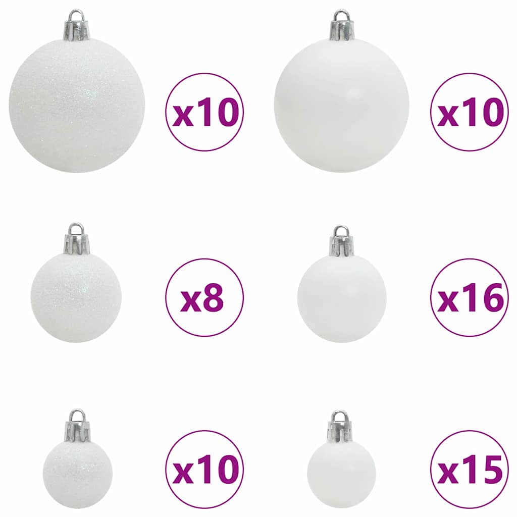 Künstlicher Klapp-Weihnachtsbaum mit 300 LEDs Grün 240 cm