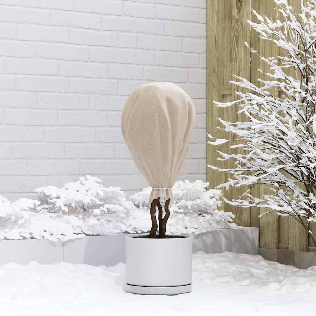 Winterschutz fur Pflanzen Beige 100 x 1,6 m Vliesstoff