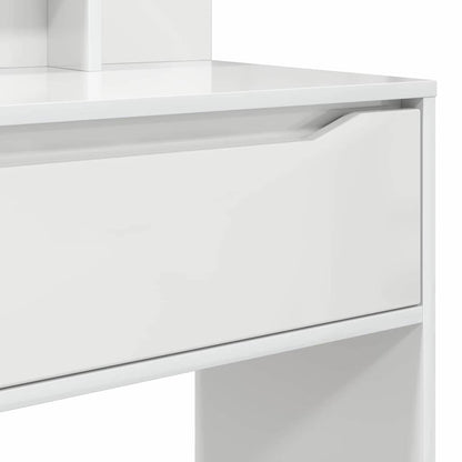 Schlafzimmer-Frisiertische Hochglanz Weiß 80 x 39,6 x 135 cm