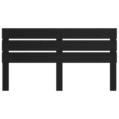 Kopfteil Schwarz Eichen-Optik 200 cm Holzwerkstoff