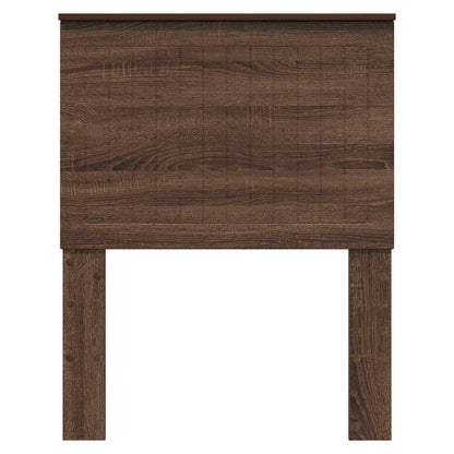 Kopfteil mit Kopfteil Braun Eichen-Optik 75 cm Holzwerkstoff