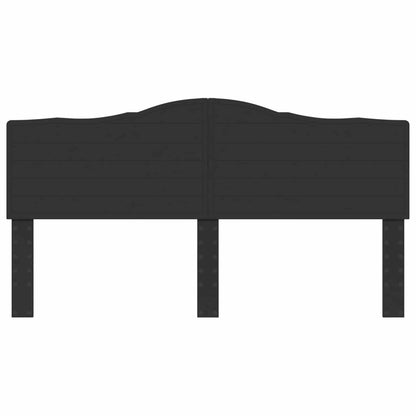 Kopfteil Schwarz Eichen-Optik 200 cm Holzwerkstoff