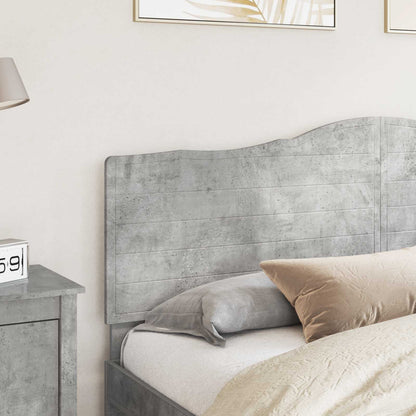 Kopfteil Beton Grau 180 cm Holzwerkstoff