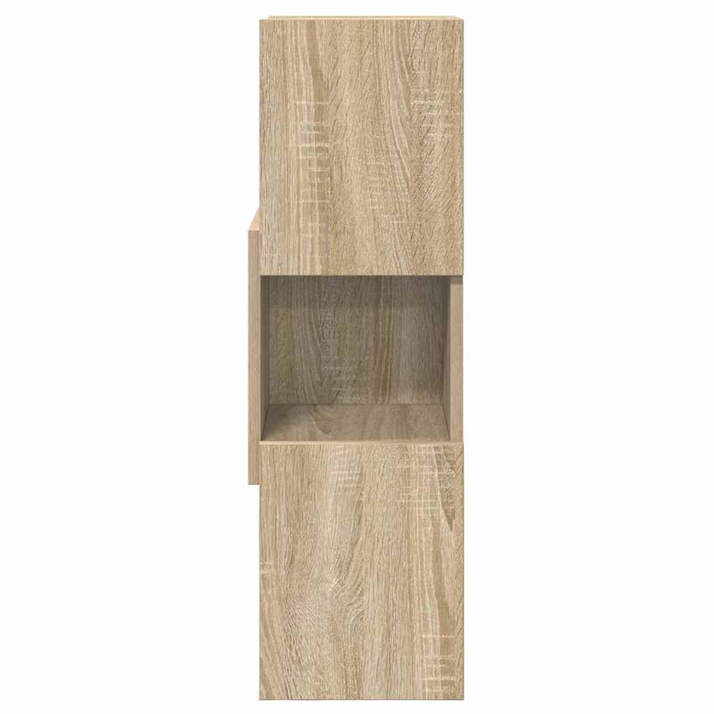 Eckschrank Sonoma-Eiche 25,5x25x80cm Holzwerkstoff