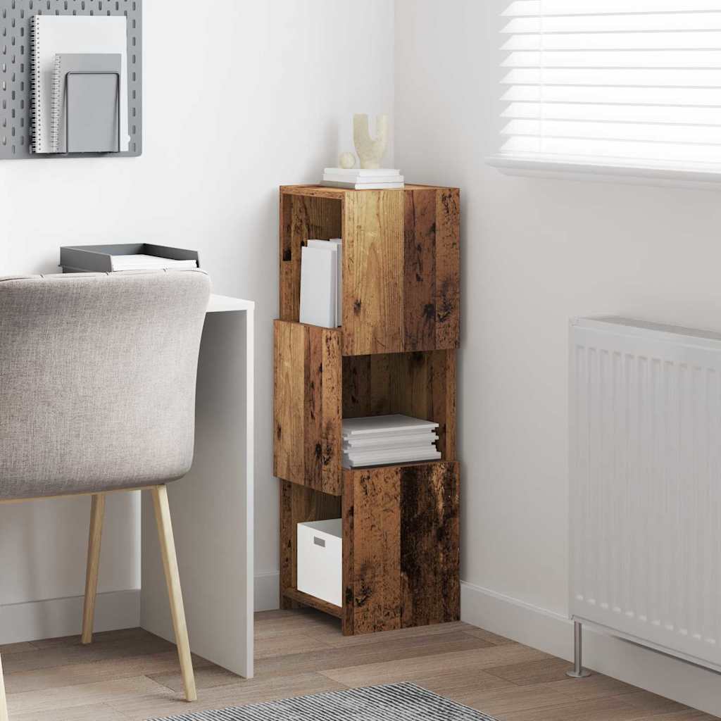 Eckschrank Altholz 30,5x30x95cm Holzwerkstoff