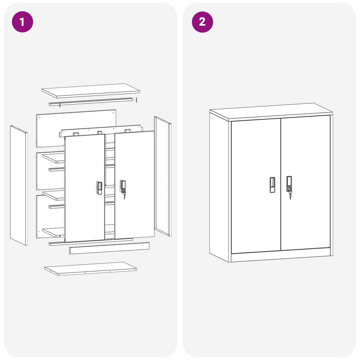 Aufbewahrungsschrank Olive Grün 80 x 40 x 105 cm Stahl
