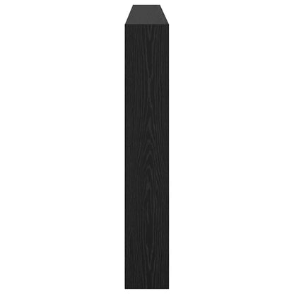 Kopfteil Schwarz Eichen-Optik 200 x 17 x 102 cm Holzwerkstoff