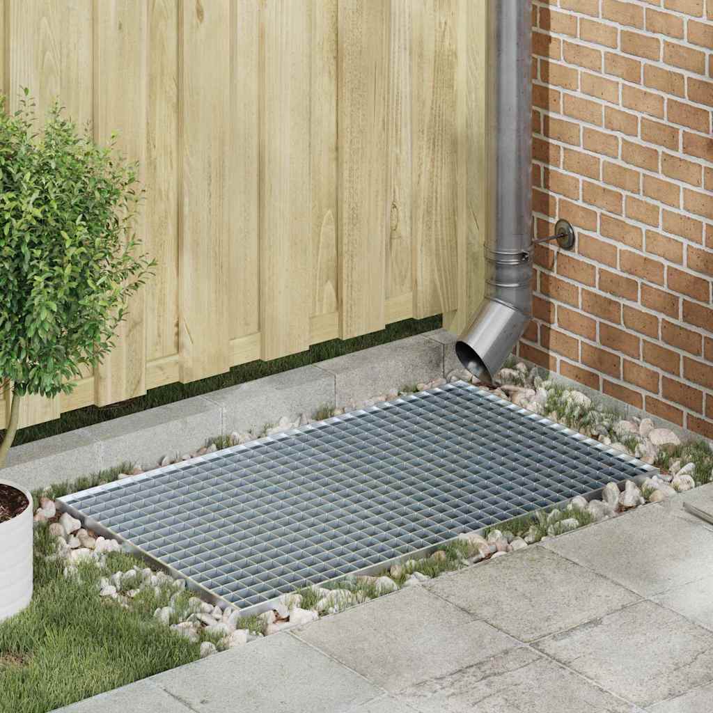 Gitter Silber 30 x 30 x 2 cm Feuerverzinkter Stahl