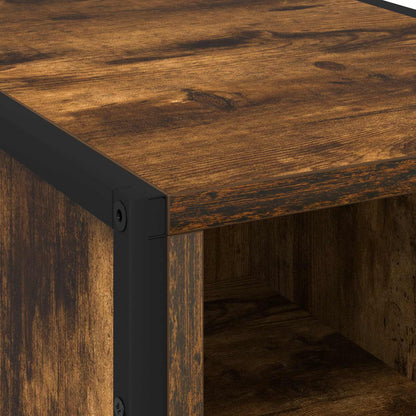 Nachttisch 2 pcs Rauches Eiche 39,5 x 30 x 50 cm Holzwerkstoff