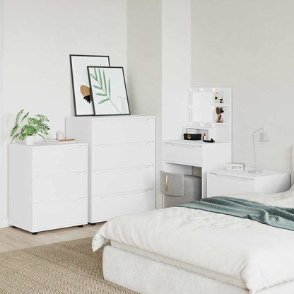 Stauraumschränke 2 pcs Weiß 80 x 48 x 105 cm Holzwerkstoff