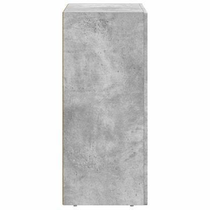 Sideboard Beton Grau 59 x 35 x 80,5 cm Holzwerkstoff