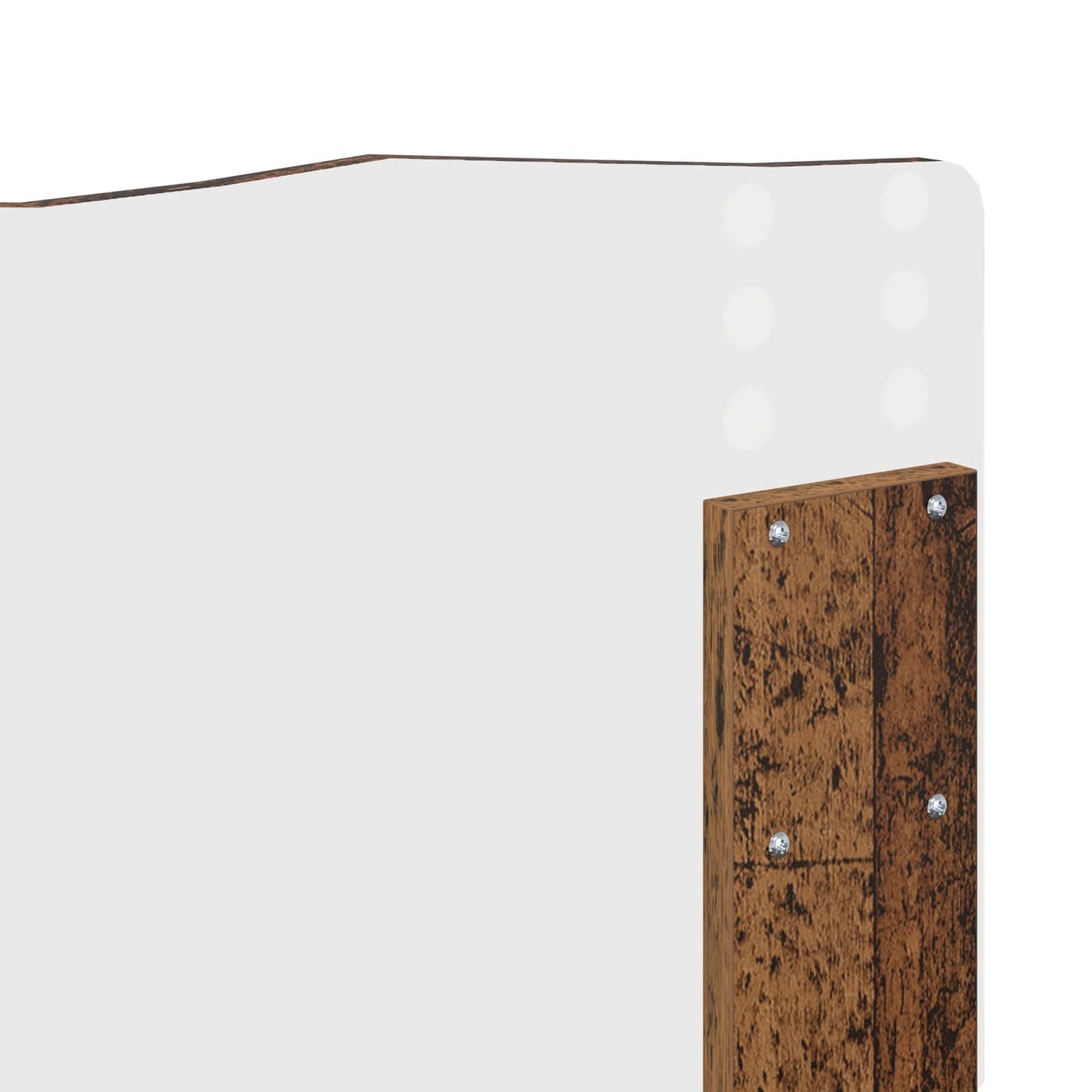 Bettrahmen Altholz 120 x 190 cm Massives Kiefernholz