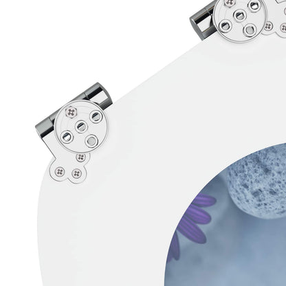 Soft-Close Toilettensitz 2 pcs Grau 44 x 38 cm MDF-Platte