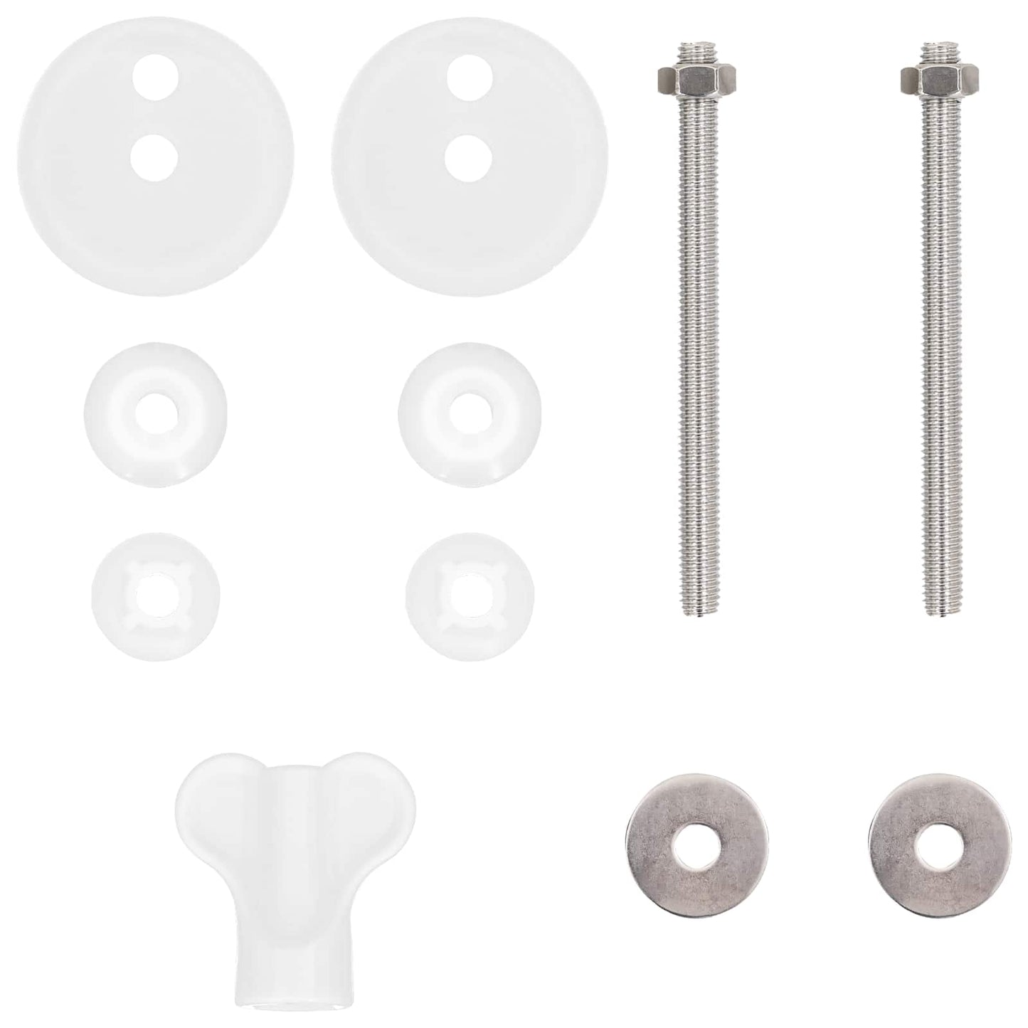 Soft-Close Toilettensitz 2 pcs Grau 44 x 38 cm MDF-Platte