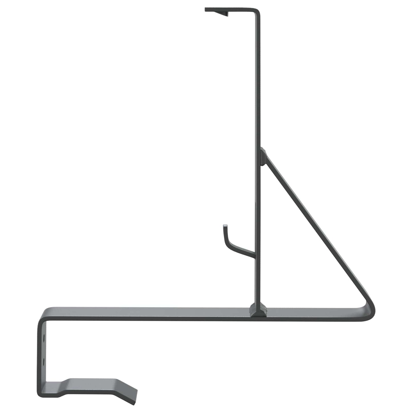 Schneewächter Unterstützung 2 pcs Anthrazit 29,5 x 3 x 34,5 cm