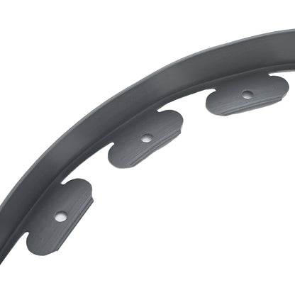 Rasenkanten Grau 2000 x 4 x 5 cm Kunststoff