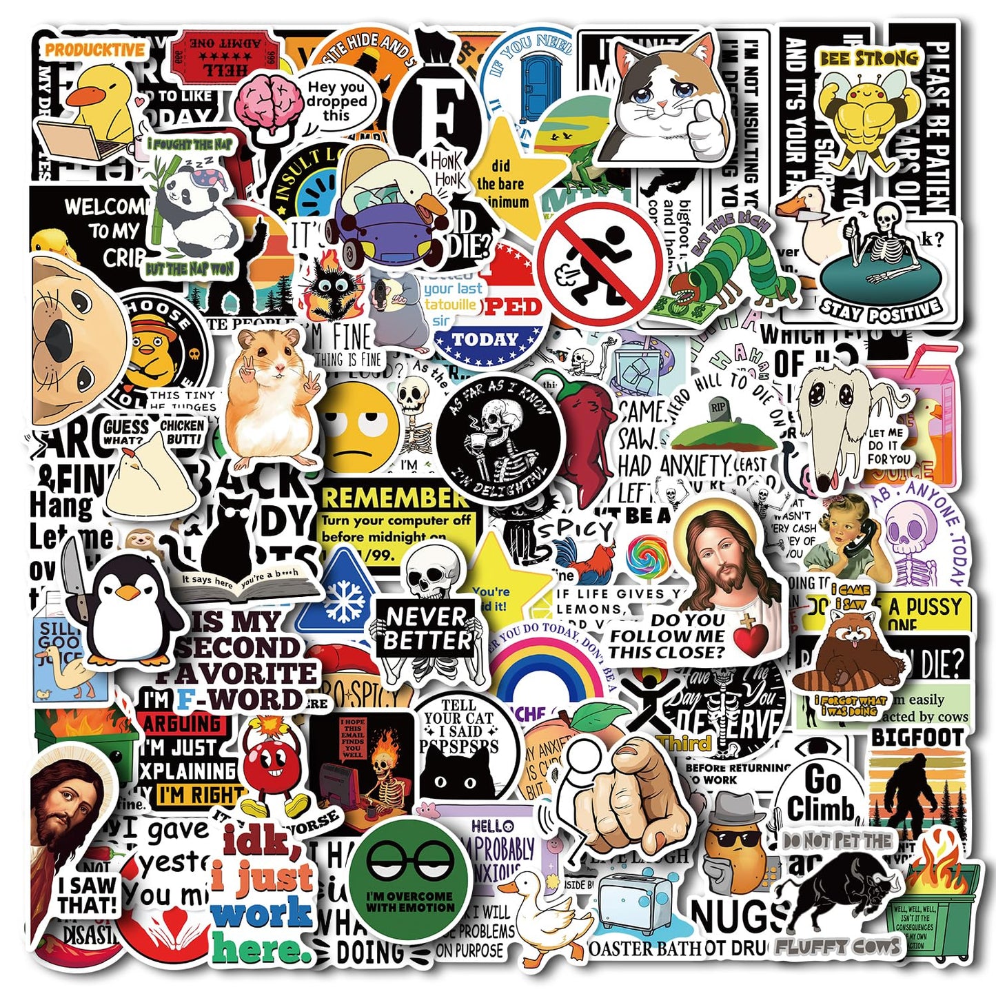 Aowplc 50 Pcs Nurse Stickers, Vinyl Nursing Stickers Decals for Laptops and Water Bottles, Nurse Accessories for Work