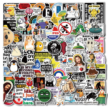 Aowplc 50 Stück Krankenschwester-Aufkleber, Vinyl-Aufkleber für Laptops und Wasserflaschen, Pflegeaccessoires für den Beruf 