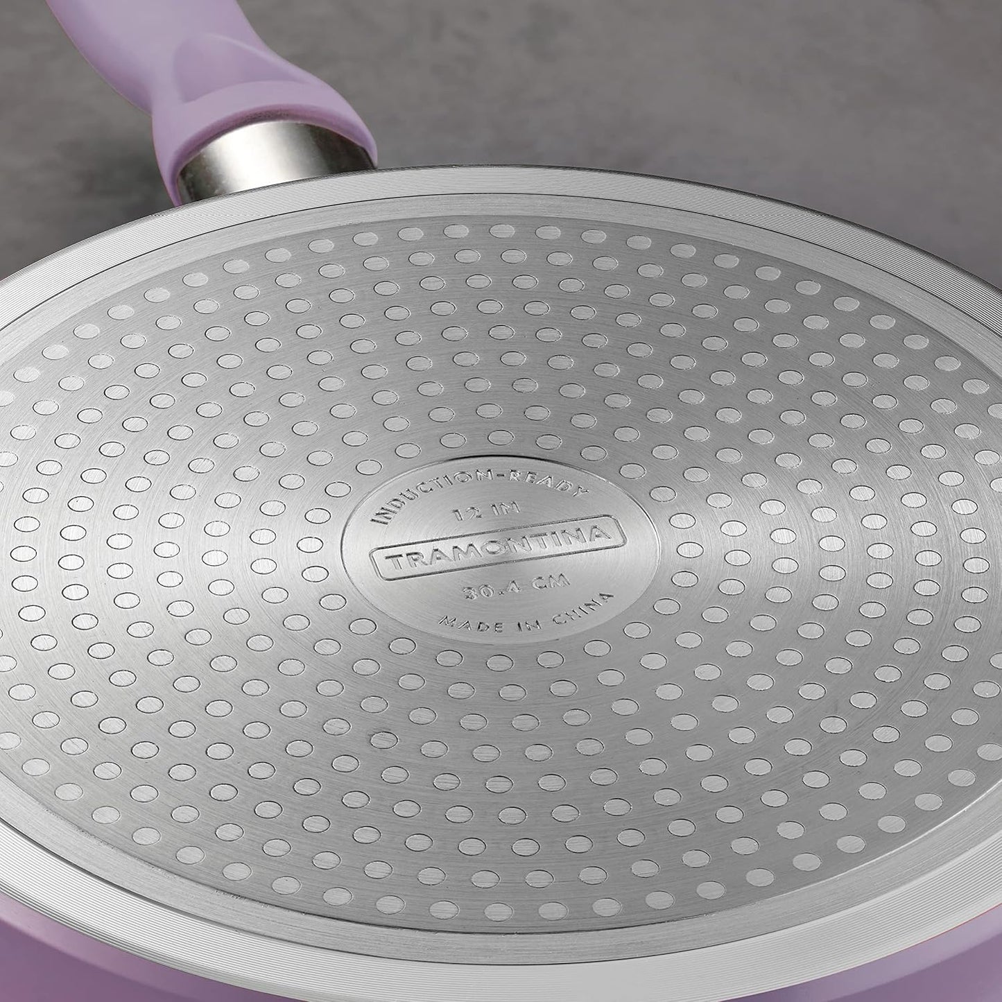 Tramontina Solara 14-teiliges Keramik-Kochgeschirr-Set mit Deckeln, robuste Aluminiumtöpfe und -pfannen mit Antihaftbeschichtung, spülmaschinen- und ofenfest (Lila) 